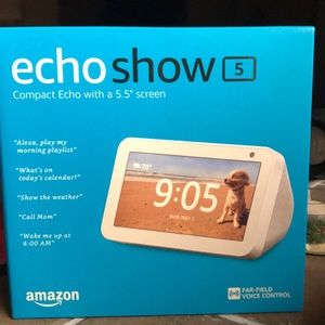 Echo Show 5-Smart display with Alexa-Sandstone